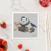 DER GEIST VON EDGAR A. POE SERVIETTE (Beispiel)