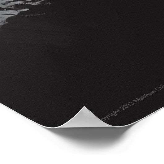 Der Geist von Edgar Allen Poe Poster (Ecke)