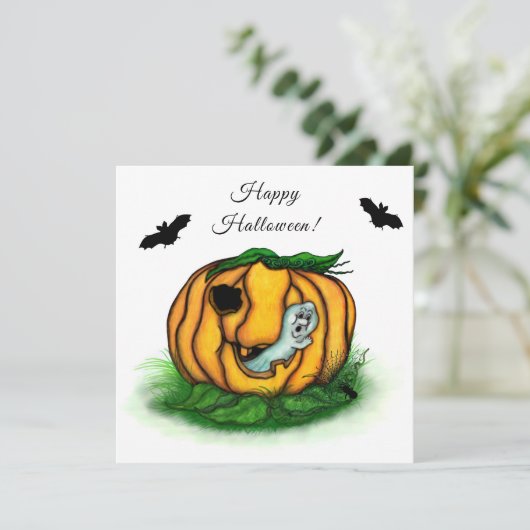 Der Geist von Halloween , Bat , Geist und Spider (Stehend Vorderseite)