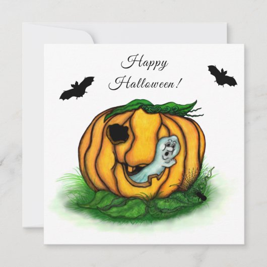 Der Geist von Halloween , Bat , Geist und Spider (Vorderseite)