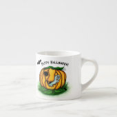 Der Geist von Halloween , Bat , Geist und Spider Espressotasse (Rechts)