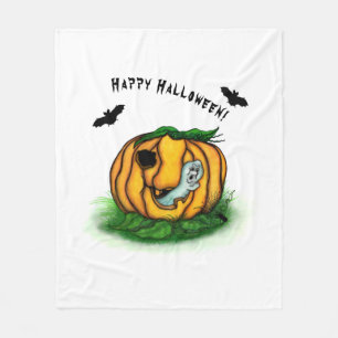Der Geist von Halloween , Bat , Geist und Spider Fleecedecke