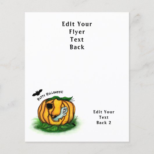 Der Geist von Halloween , Bat , Geist und Spider Flyer (Hinten)