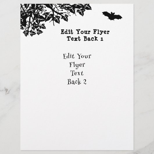 Der Geist von Halloween , Bat , Geist und Spider Flyer (Hinten)