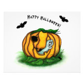 Der Geist von Halloween , Bat , Geist und Spider Fotodruck (Vorne)