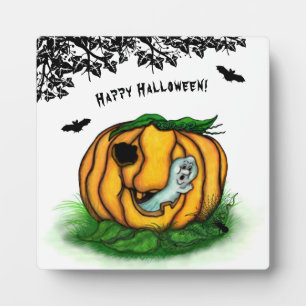 Der Geist von Halloween , Bat , Geist und Spider Fotoplatte