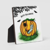 Der Geist von Halloween , Bat , Geist und Spider Fotoplatte (Vorderseite)