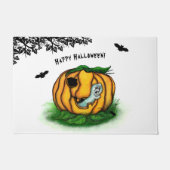 Der Geist von Halloween , Bat , Geist und Spider Fußmatte (Vorderseite)