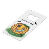 Der Geist von Halloween , Bat , Geist und Spider Geldbeutel Flaschenöffner (Vorderseite Schrägansicht)