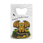 Der Geist von Halloween , Bat , Geist und Spider Geldbeutel Flaschenöffner (Rückseite)