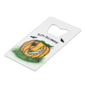 Der Geist von Halloween , Bat , Geist und Spider Geldbeutel Flaschenöffner (Rückseite Schrägansicht)