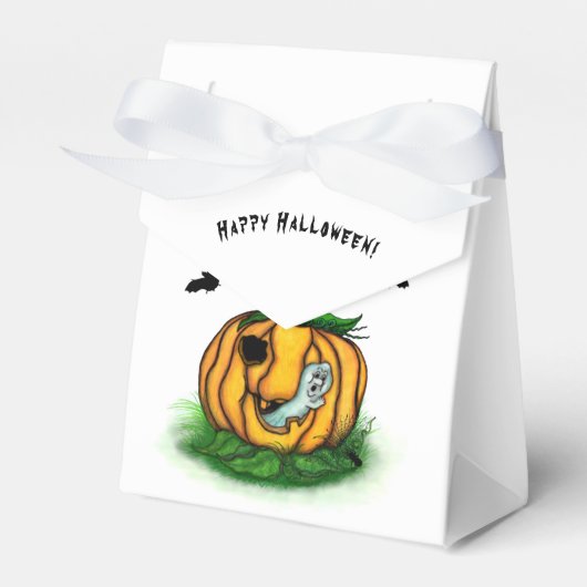 Der Geist von Halloween , Bat , Geist und Spider Geschenkschachtel (Vorderseite)