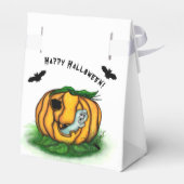 Der Geist von Halloween , Bat , Geist und Spider Geschenkschachtel (Rückseite)