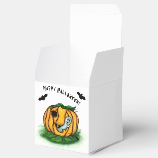 Der Geist von Halloween , Bat , Geist und Spider Geschenkschachtel (Geöffnet)