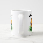 Der Geist von Halloween , Bat , Geist und Spider Jumbo-Tasse (Rückseite)