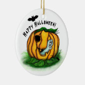 Der Geist von Halloween , Bat , Geist und Spider Keramik Ornament (Rechts)