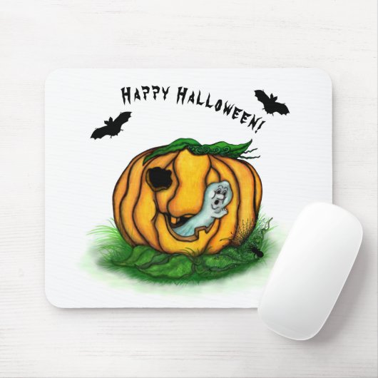 Der Geist von Halloween , Bat , Geist und Spider Mousepad (Mit Mouse)