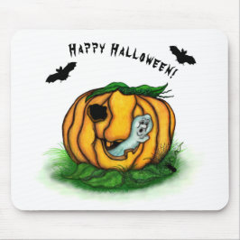Der Geist von Halloween , Bat , Geist und Spider Mousepad