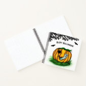Der Geist von Halloween , Bat , Geist und Spider Notizblock (Innenseite)