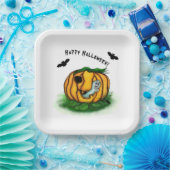Der Geist von Halloween , Bat , Geist und Spider Pappteller (Party)
