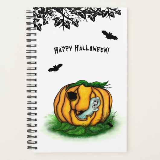 Der Geist von Halloween , Bat , Geist und Spider Planer (Vorderseite)