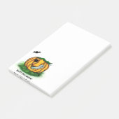 Der Geist von Halloween , Bat , Geist und Spider Post-it Klebezettel (angewinkelt)