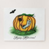 Der Geist von Halloween , Bat , Geist und Spider Puzzle (Horizontal)