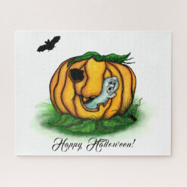 Der Geist von Halloween , Bat , Geist und Spider Puzzle