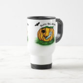Der Geist von Halloween , Bat , Geist und Spider Reisebecher (VorderseiteRechts)