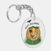 Der Geist von Halloween , Bat , Geist und Spider Schlüsselanhänger (Vorderseite links)