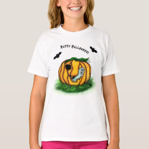 Der Geist von Halloween , Bat , Geist und Spider T-Shirt