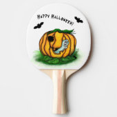 Der Geist von Halloween , Bat , Geist und Spider Tischtennis Schläger (Vorderseite)