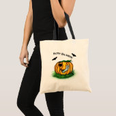 Der Geist von Halloween , Bat , Geist und Spider Tragetasche (Vorderseite (Produkt))