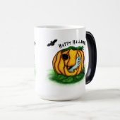 Der Geist von Halloween , Bat , Geist und Spider Verwandlungstasse (VorderseiteRechts)