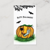 Der Geist von Halloween , Bat , Geist und Spider Visitenkarte (Rückseite)
