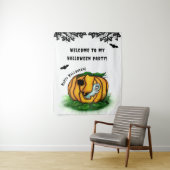 Der Geist von Halloween , Bat , Geist und Spider Wandteppich (Beispiel)