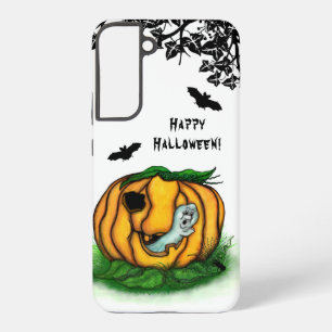 Der Geist von Halloween, Fledermaus, Geist und Spi Samsung Galaxy Hülle
