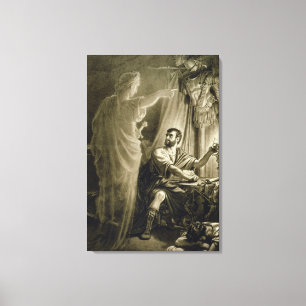 Der Geist von Julius Cäsar, im Stück von William Leinwanddruck
