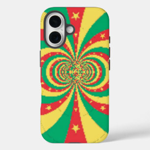Der Geist von Kamerun Flagge der unbezähmbaren L iPhone 16 Hülle