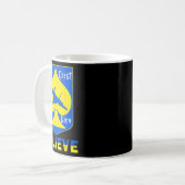 Der Geist von Kiew Glaubt - Ich stehe mit der Ukra Kaffeetasse (Vorderseite Links)