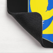 Der Geist von Kiew I steht mit der ukrainischen Mousepad (Ecke)
