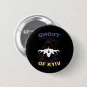 Der Geist von Kiew Ich stehe mit der Ukraine Button (Vorne & Hinten)