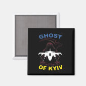 Der Geist von Kiew Ich stehe mit der Ukraine  Magnet (Vorderseite/Rückseite)