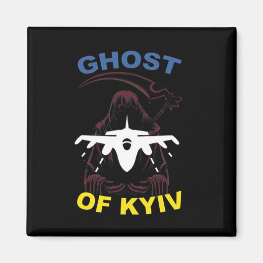 Der Geist von Kiew Ich stehe mit der Ukraine  Magnet (Vorne)