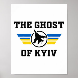 Der Geist von Kiew. Ich stehe mit der Ukraine Ukra Poster