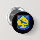 Der Geist von Kiew Kiew Ukraine Kampfpilot Button (Vorne & Hinten)