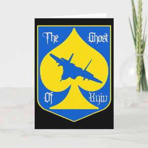 Der Geist von Kiew Kiew Ukraine Kampfpilot  Karte