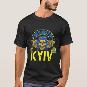 Der Geist von Kiew steht mit der Ukraine-As-Fliege T-Shirt