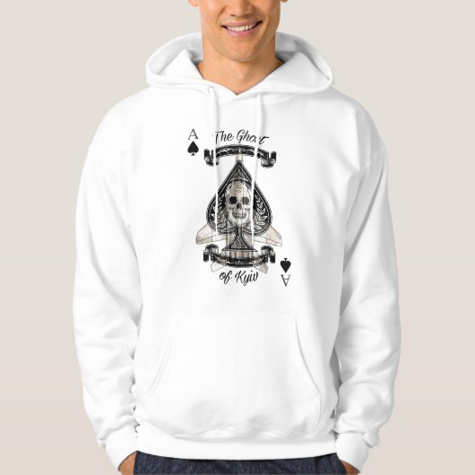 Der Geist von Kiew, steht mit der Ukraine Hoodie (Vorderseite)