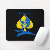 Der Geist von KiewKiew Ukraine Ace-Kampfjetpilot Mousepad (Mit Mouse)